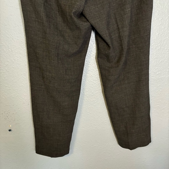 Talbots Women’s Chatham Grey Wool Tapered Cropped Trouser - Picture 9 of 11